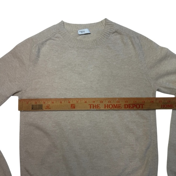 Rosetta Getty M Wool Cashmere Sand Side Panel Sweater - Picture 9 of 16